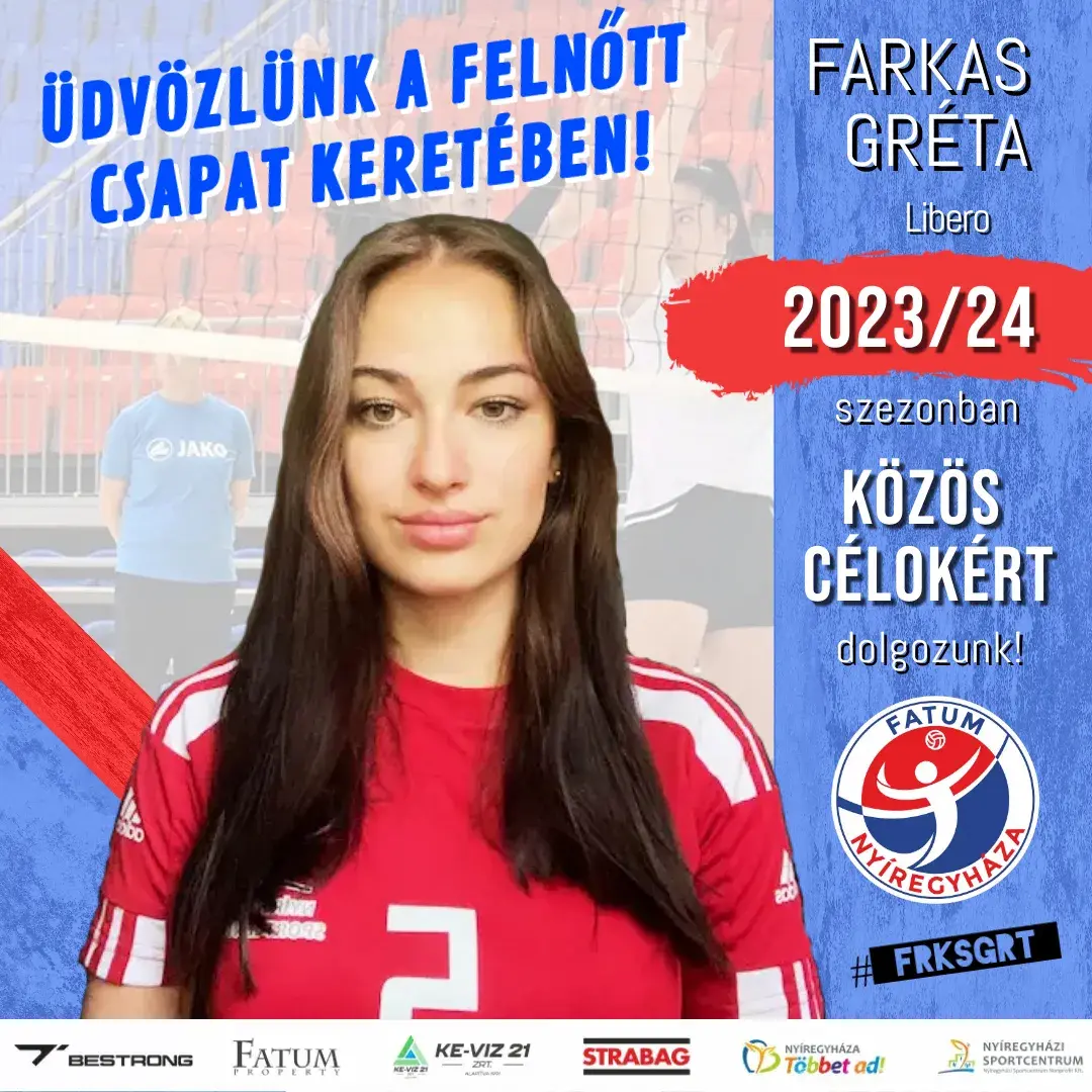 FARKAS GRÉTA A CSAPATTAL KEZD