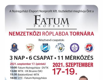 Nemzetközi lett a Fatum kupa