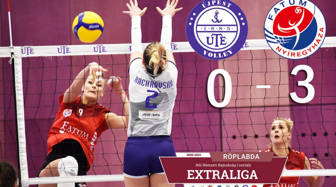 Sima győzelem az UTE ellen