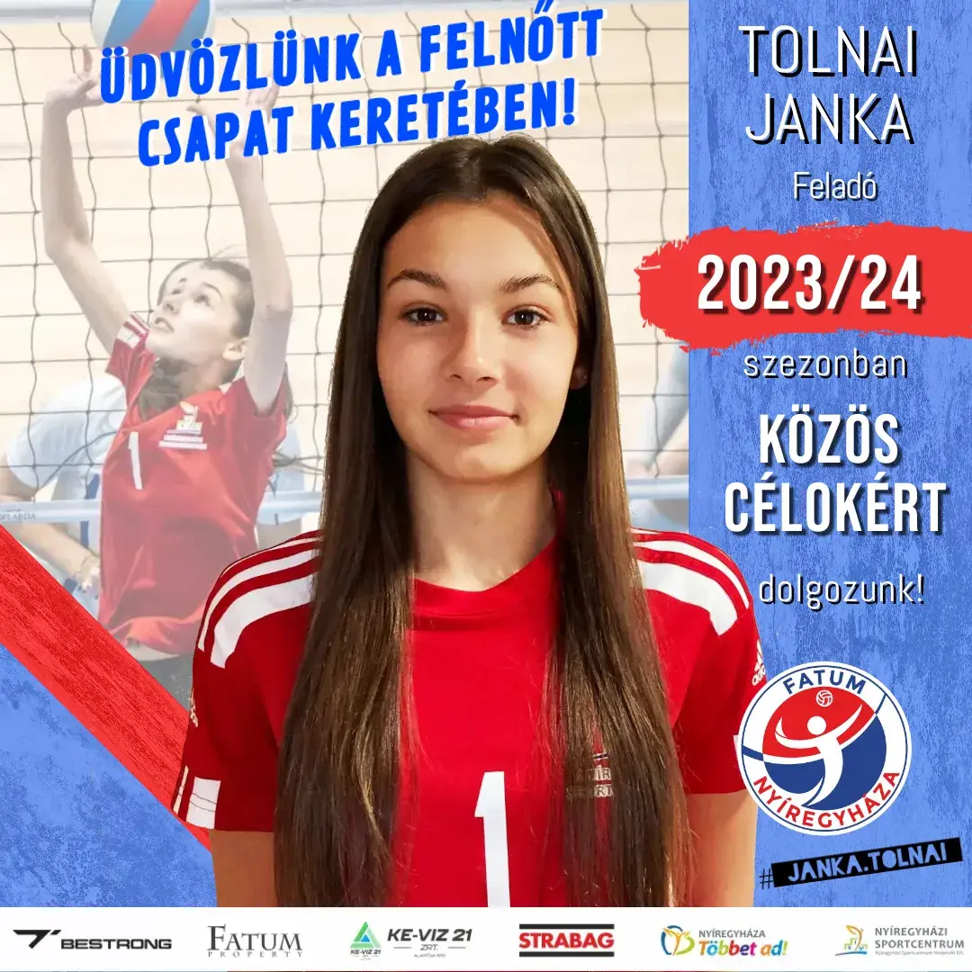 TOLNAI JANKA IS A FELNŐTT CSAPATBAN
