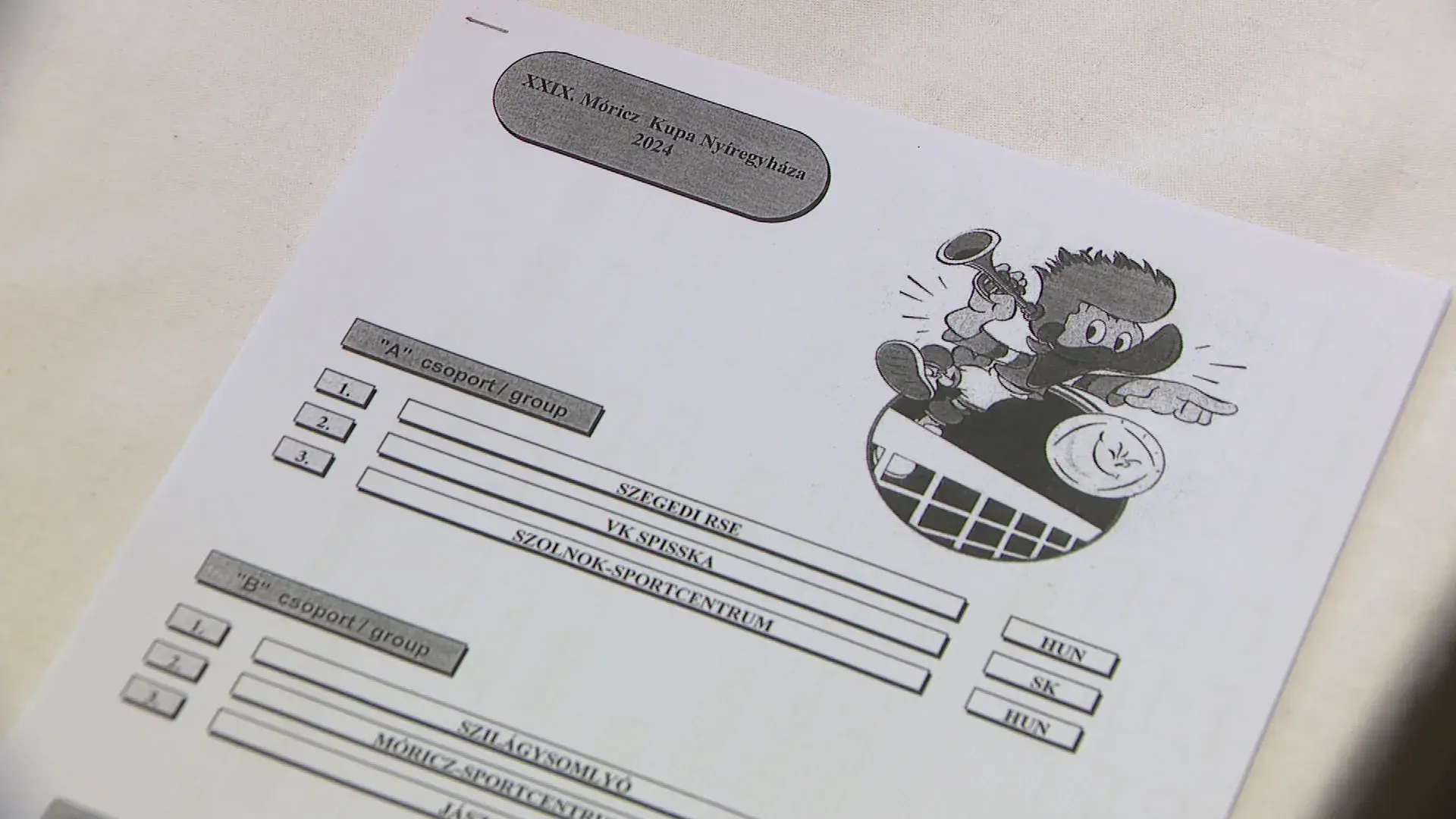 JÖN A 29. MÓRICZ KUPA